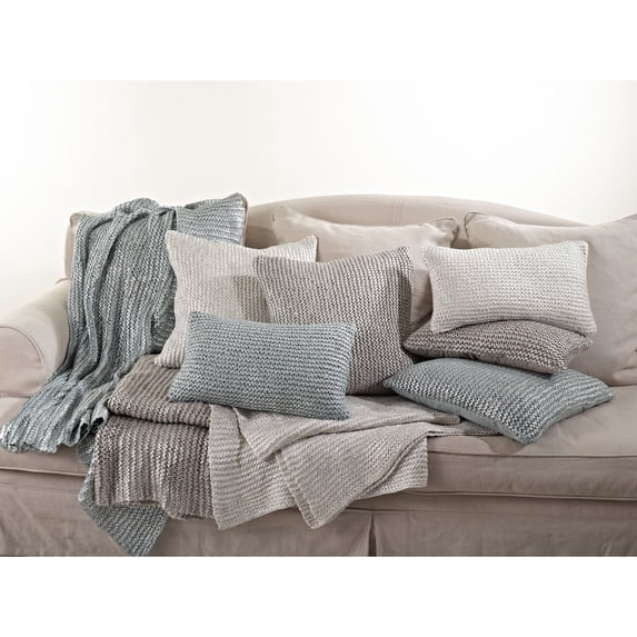 Saro Lifestyle Cassandra Collection Knitted Design Pillow
