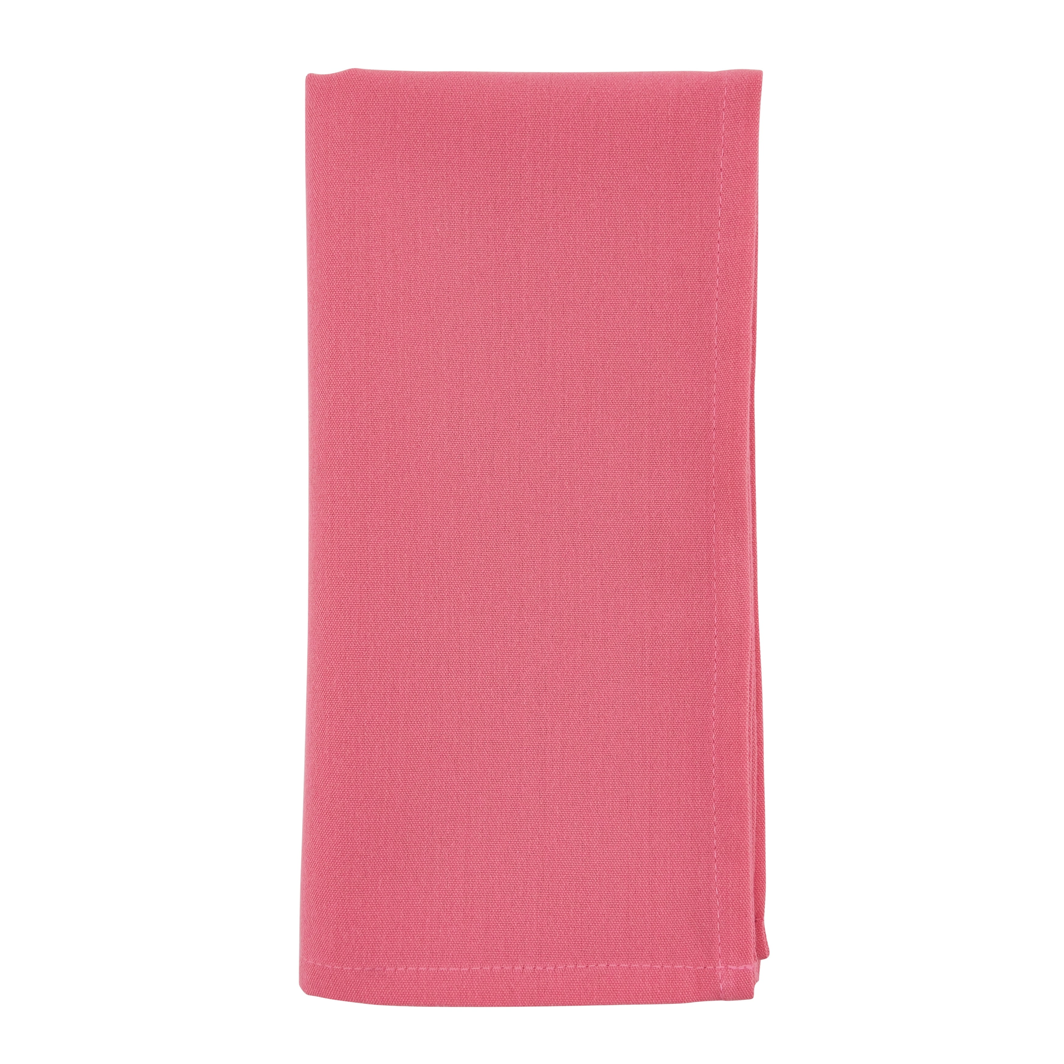 Blush Pink Cotton Cloth Table Napkins Set of 12