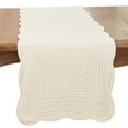 thumbnail image 1 of Saro Lifestyle Charming Quilted Table Runner, 1 of 1