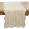 thumbnail image 1 of Saro Lifestyle Charming Quilted Table Runner, 1 of 1