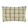 thumbnail image 1 of Saro Lifestyle Checkered Design Down Filled Throw Pillow, 1 of 1
