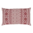 thumbnail image 1 of Saro Lifestyle Cheerful Charm Christmas Pattern Down Filled Throw Pillow, 1 of 1