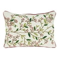 thumbnail image 1 of Saro Lifestyle Cheery Charm Red Berries Down Filled Throw Pillow, 1 of 3