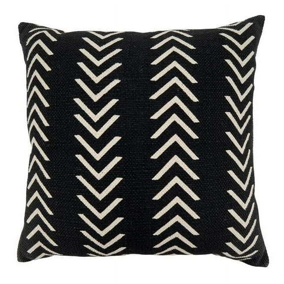 Saro Lifestyle Chevron Design Down Filled Throw Pillow