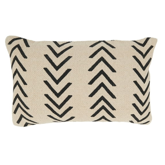 Saro Lifestyle Chevron Design Throw Pillow Cover