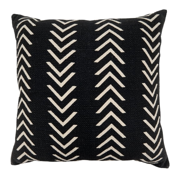 Saro Lifestyle Chevron Design Throw Pillow Cover