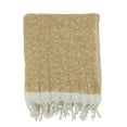 thumbnail image 1 of Saro Lifestyle Chic Faux Mohair Herringbone Fringed Throw, 1 of 3