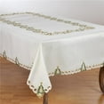 thumbnail image 1 of Saro Lifestyle Christmas Tree Design Tablecloth, 1 of 5