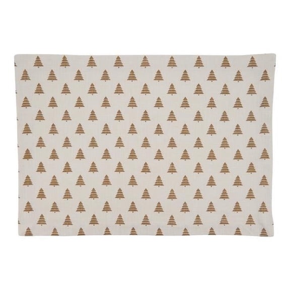 Saro Lifestyle Christmas Trees Design Placemat (Set of 4)