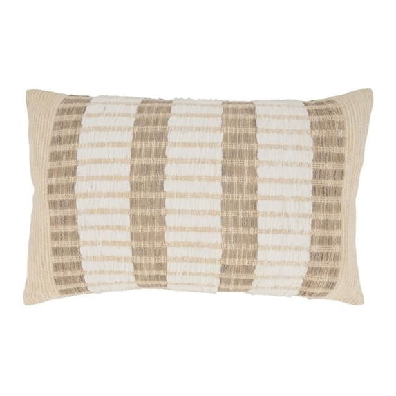 Saro Lifestyle Classic Charm Stripe Down Filled Throw Pillow