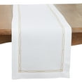 thumbnail image 1 of Saro Lifestyle Classic Elegance Embroidered Border Table Runner, 1 of 1