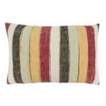 thumbnail image 1 of Saro Lifestyle Colorful Delight Striped Throw Pillow Cover, 1 of 1