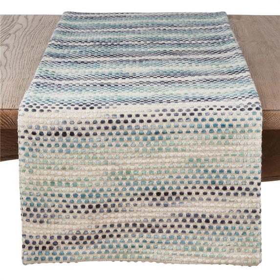 Saro Lifestyle Confetti Style Woven Table Runner