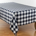 thumbnail image 1 of Saro Lifestyle Cotton Blend Buffalo Plaid Tablecloth, 1 of 5