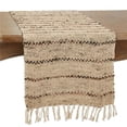 thumbnail image 1 of Saro Lifestyle Cotton Table Runner With Thin Stripe Design, 1 of 5