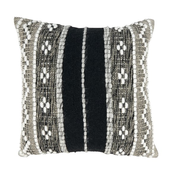 Saro Lifestyle Crafted Multi-Pattern Down Filled Throw Pillow