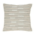 thumbnail image 1 of Saro Lifestyle Crafty Comfort Stitched Stripe Throw Pillow Cover, 1 of 3