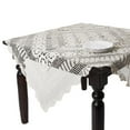 thumbnail image 1 of SARO 869.E54S 54 in. Square Handmade Crochet Cotton Lace Table Linens - Ecru, 1 of 2