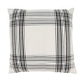 thumbnail image 1 of Saro Lifestyle Cuddly Chic Plaid Down Filled Throw Pillow, 1 of 1