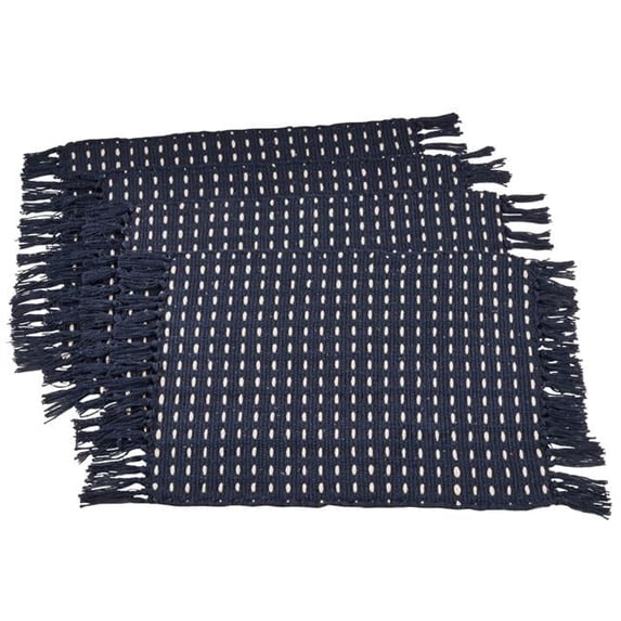 Saro Lifestyle Dashed Woven Placemat (Set of 4)