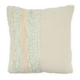 thumbnail image 1 of Saro Lifestyle Delicate Pom Pom Applique Poly Filled Throw Pillow, 1 of 1
