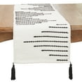 thumbnail image 1 of Saro Lifestyle Diamond Delight Woven Table Runner, 1 of 1