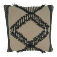 thumbnail image 1 of Saro Lifestyle Diamond Fringe Throw Pillow Cover, 1 of 1