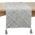 thumbnail image 1 of Saro Lifestyle Diamond Tufted Table Runner, 1 of 1