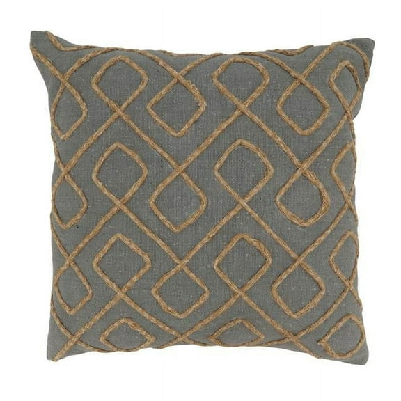 Saro Lifestyle Dori Embroidered Throw Pillow Cover