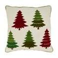 thumbnail image 1 of Saro Lifestyle Embroidered Christmas Tree Poly Filled Throw Pillow, 1 of 1