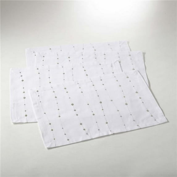 Saro Lifestyle Embroidered Design Placemat (Set of 4)