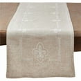 thumbnail image 1 of Saro Lifestyle Embroidered Fleur-de-Lis Table Runner, 1 of 5