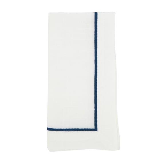 Saro Lifestyle Embroidered Line Design Napkin (Set of 4)