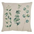 thumbnail image 1 of Saro Lifestyle Eucalyptus Design Throw Pillow, 1 of 5
