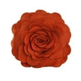 thumbnail image 1 of Saro Lifestyle FT095.TC16R 16 in. Rose Flower Design Poly Filled Throw Pillow, Terracotta, 1 of 5