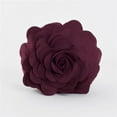 thumbnail image 1 of Saro Lifestyle FT095.WN16R 16 in. Rose Flower Design Poly Filled Throw Pillow, Wine, 1 of 5