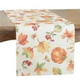 thumbnail image 1 of Saro Lifestyle Fall Pumpkin Design Table Runner, 1 of 1
