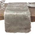 thumbnail image 1 of Saro Lifestyle Faux Fur Design Topper Table Runner, 1 of 5