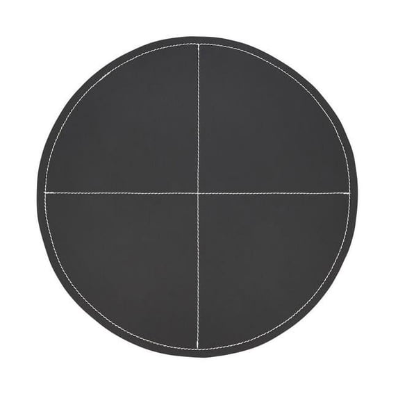 Saro Lifestyle Faux Leather Luxe Placemat (Set of 4)