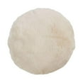 thumbnail image 1 of Saro Lifestyle Faux Rabbit Fur Throw Pillow, 1 of 1