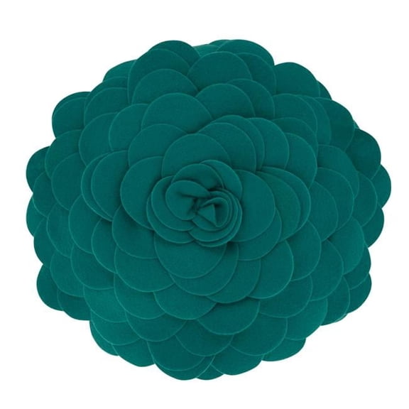 Saro Lifestyle Fleur De Jardin Poly Filled Throw Pillow