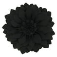 thumbnail image 1 of Saro Lifestyle Flower Shaped Felt Throw Pillow, 1 of 1