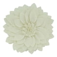thumbnail image 1 of Saro Lifestyle Flower Shaped Felt Throw Pillow, 1 of 1