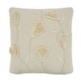 thumbnail image 1 of Saro Lifestyle Flowers Applique Down Filled Throw Pillow, 1 of 1