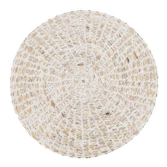 Saro Lifestyle Foil Print Natural Fiber Placemat (Set of 4)