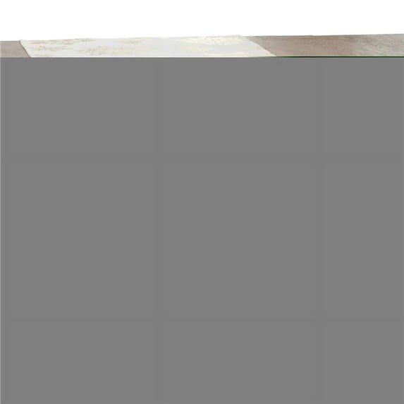 Saro Lifestyle Foil Print Snowflake Table Runner
