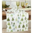 thumbnail image 1 of Saro Lifestyle Forest Trees Design Table Runner, 1 of 2