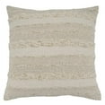 thumbnail image 1 of Saro Lifestyle Fringe Stripe Design Down Filled Throw Pillow, 1 of 1