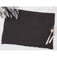 thumbnail image 1 of Saro Lifestyle Fringed Design Stone Washed Placemat (Set of 4), 1 of 1