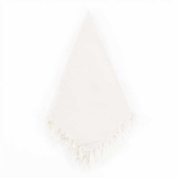 Saro Lifestyle Fringed Design Table Napkin (Set of 4)